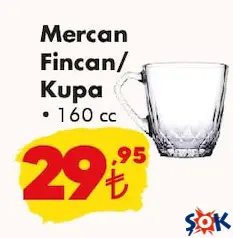 PAŞABAHÇE MERCAN FİNCAN/KUPA 160 CC
